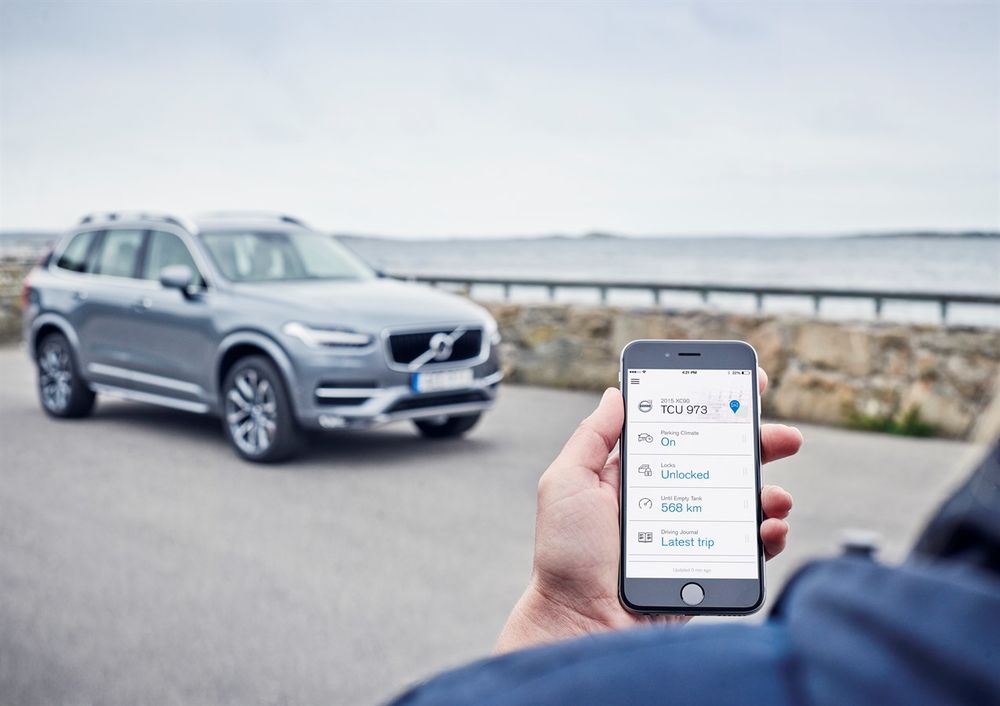 Sharing is caring: Via Volvos On-Call-App kann man sein Auto mit Freunden und Bekannten teilen.