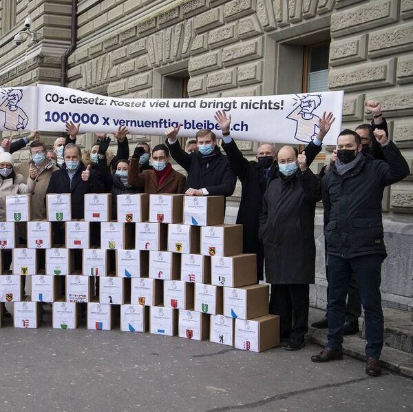110'000 Unterschriften gegen CO2-Gesetz
