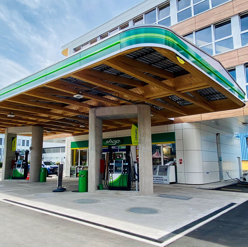 Eine neue Tankstelle in Rümlang