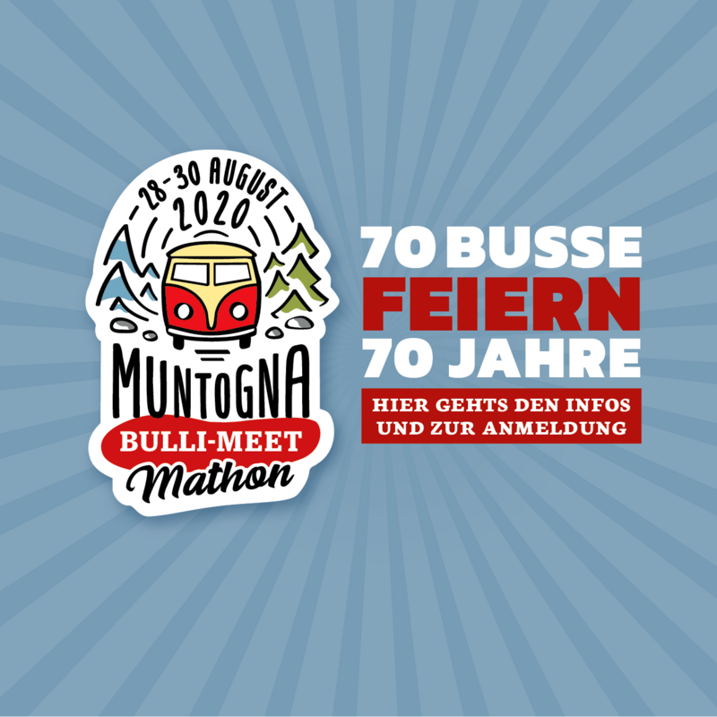 Macht mit bei der VW Bus Geburtstagsfeier.